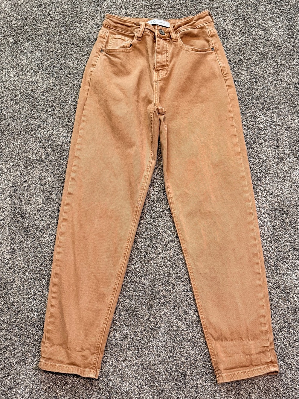 NWOT - High-Waisted Caramel Brown Mom Jeans